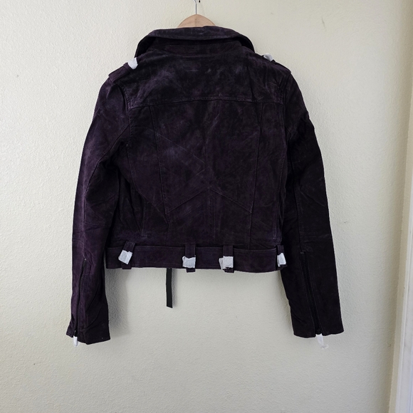 New Blank Nyc "Twilight" suede leather jacket S - Picture 6 of 6